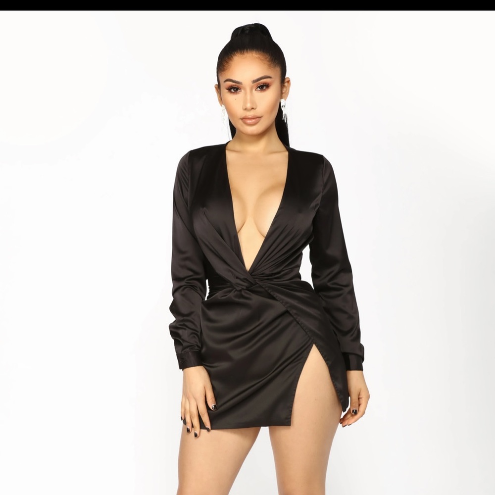 Black fashion nova sugar free dress